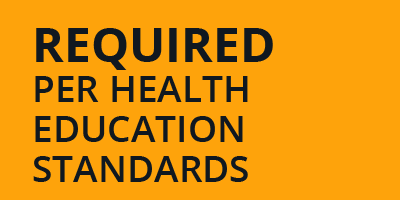 Required training per health education standards